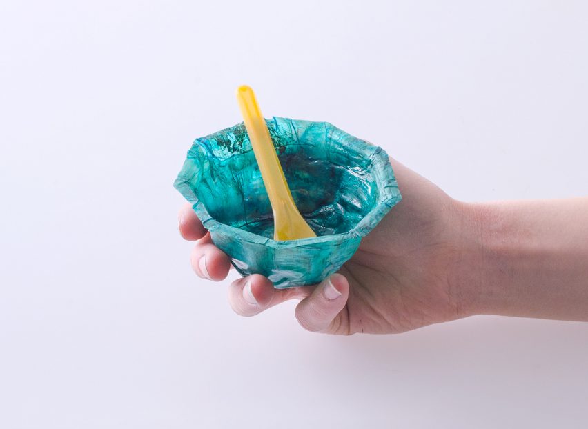 Emma Sicher creates eco-friendly food packaging from bacteria and yeast
