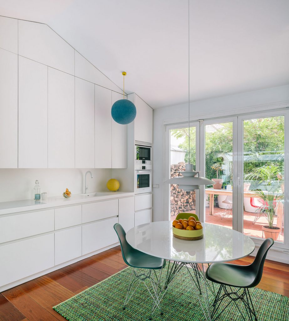 Interior shot of G House in Madrid by Gon Architects