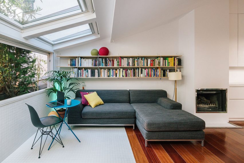 Interior shot of G House in Madrid by Gon Architects
