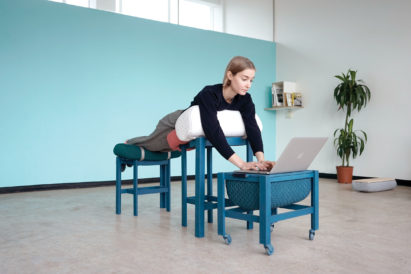Geoffrey Pascal's Grafeiphobia office furniture collection imitates being in bed