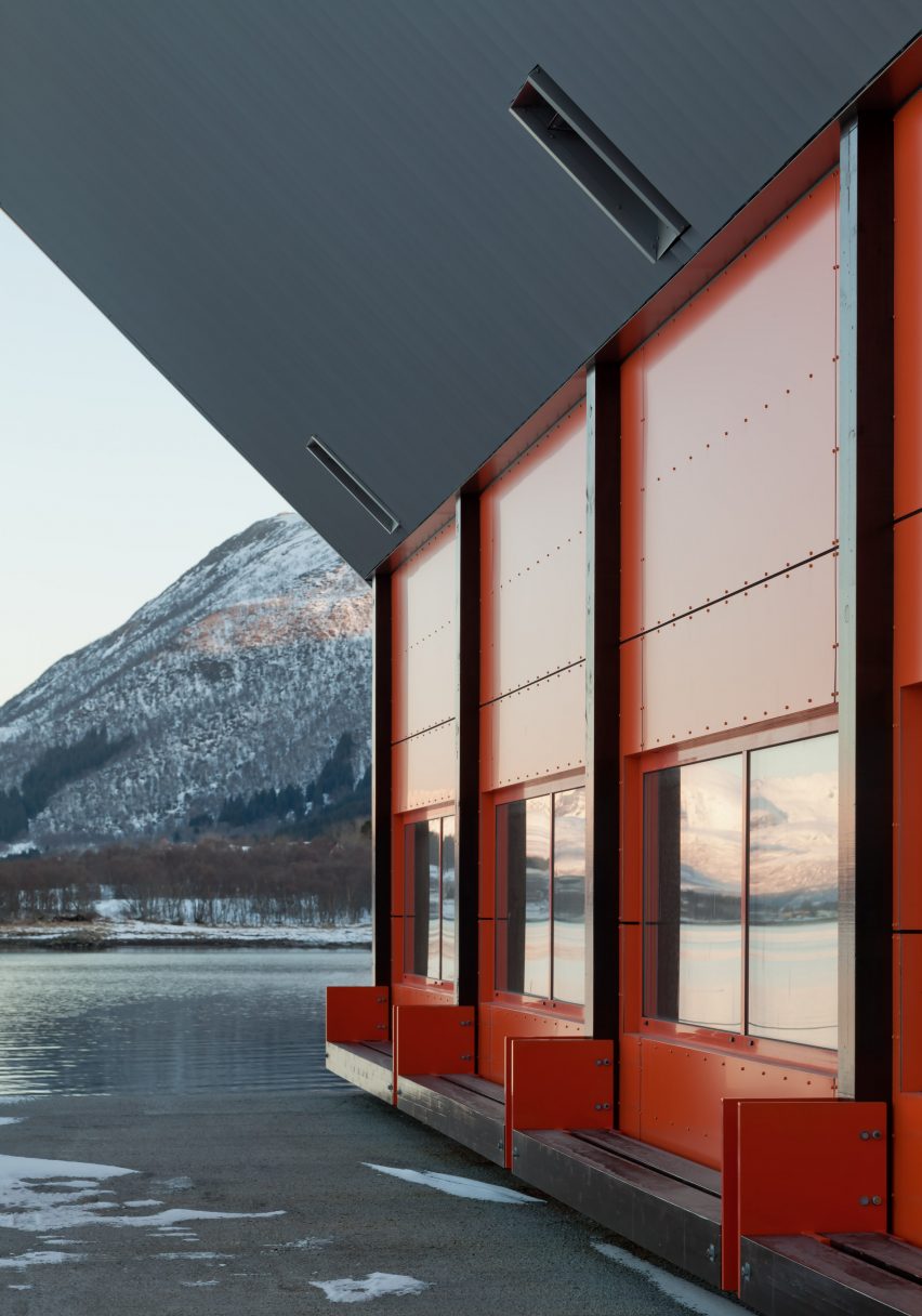 Holmen Industrial Area fishing facility in Norway by Snøhetta