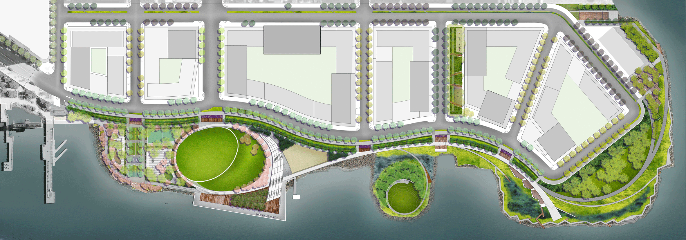 Hunter's Point by SWA/Balsley and Weiss Manfredi