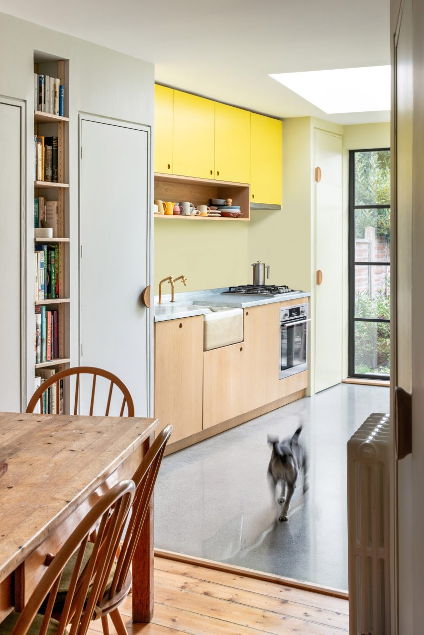 Interior shot of Janus House extension in London by Office S&M
