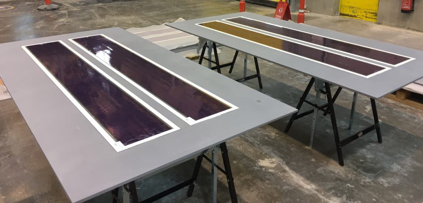 Photovoltaic concrete cladding by LafargeHolcim and Heliatek