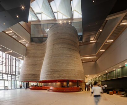 John Wardle Architects designs interior for the Learning & Teaching Building (LTB) at Monash University's Clayton Campus in Melbourne