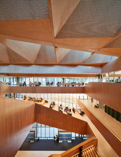John Wardle Architects designs interior for the Learning & Teaching Building (LTB) at Monash University's Clayton Campus in Melbourne