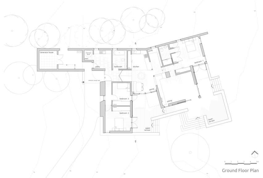 House of the Year 2018: Lochside House by HaysomWardMiller Architects ground floor plan