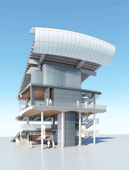 Wilkinson Eyre's Compton and Edrich Stands at Lord's Cricket Ground