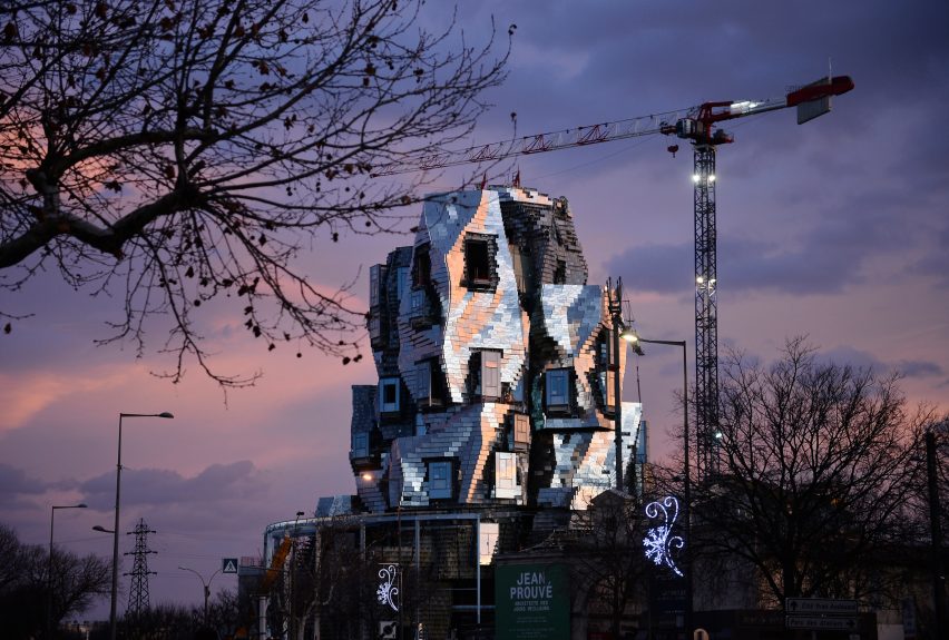 Luma Arles tower by Frank Gehry