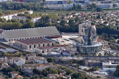 Luma Arles tower by Frank Gehry