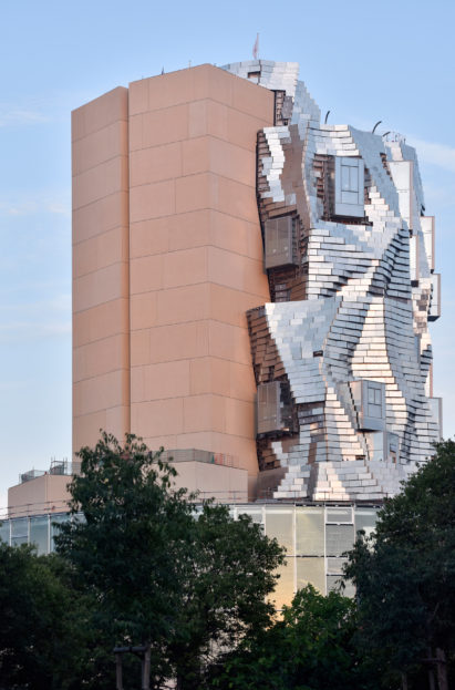 Luma Arles tower by Frank Gehry