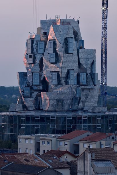 Luma Arles tower by Frank Gehry