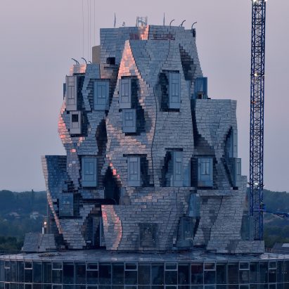 Luma Arles tower by Frank Gehry