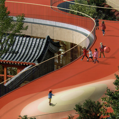 Courtyard Kindergarten in Beijing, China by MAD