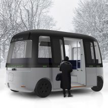 Muji designs “friendly” autonomous shuttle bus for Finland