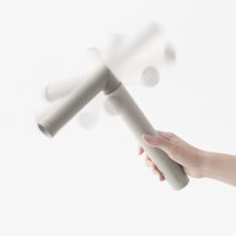 Nendo designs emergency portable battery that can be charged by hand