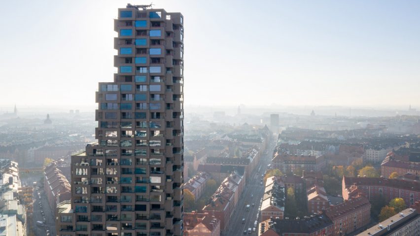 OMA’s prefabricated concrete tower has “echoes of brutalist architecture”