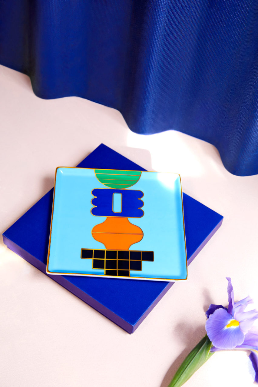 Octaevo bases ceramic tray series on ancient gods and amulets