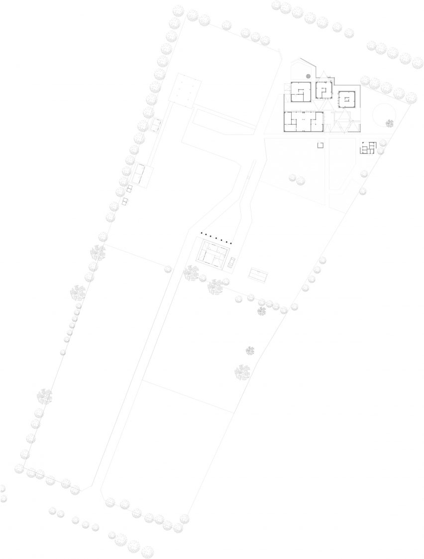 Site plan of the Okana Centre for Change in Kenya, by Laura Katharina Straehle and Ellen Rouwendal