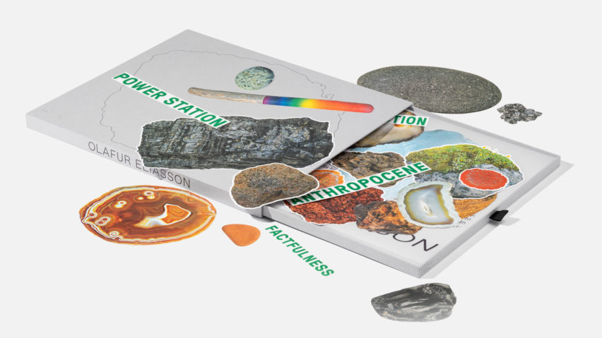 Olafur Eliasson and Rimowa create geological luggage stickers for charity