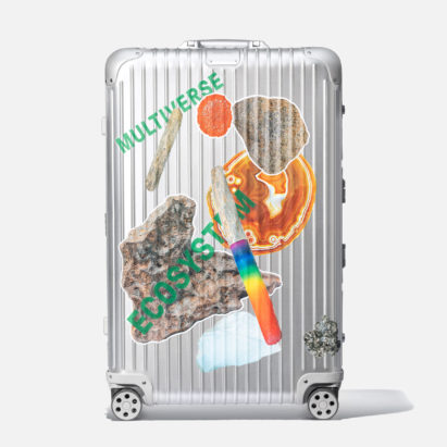 Olafur Eliasson and Rimowa create geological luggage stickers for charity