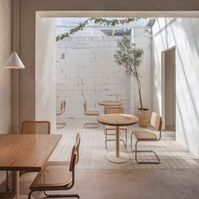 Interiors of Tel Aviv's Opa restaurant, designed by Craft & Bloom and Vered Kadouri