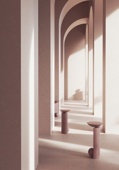 Pedro Venzon's Tríptico Infame, a trio of sculptural wooden stools