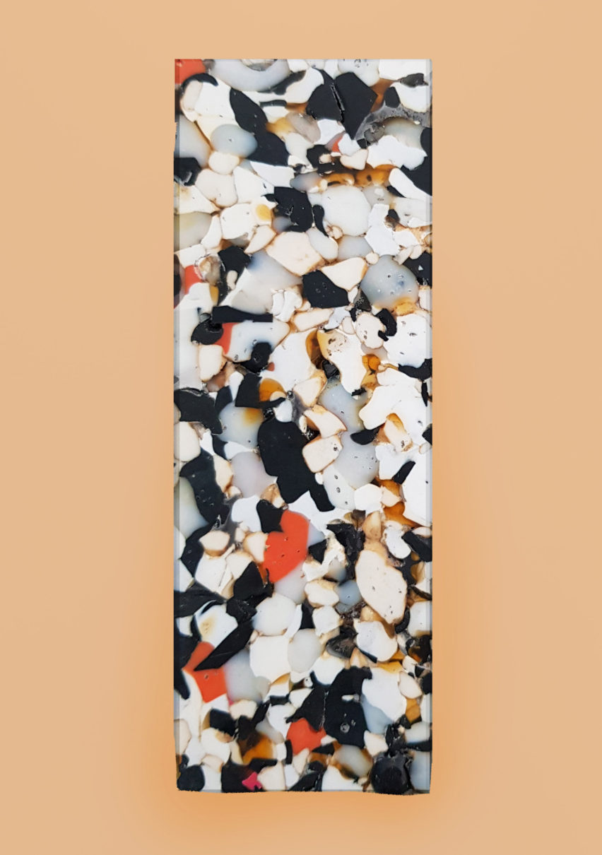 Plasticiet produces terrazzo-like material from recycled plastic