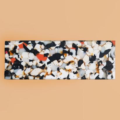 Plasticiet produces terrazzo-like material from recycled plastic