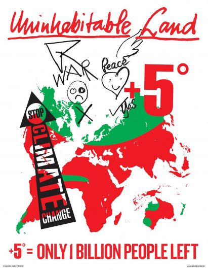 Tilda Swindon and Vivienne Westwood among those to design protest posters