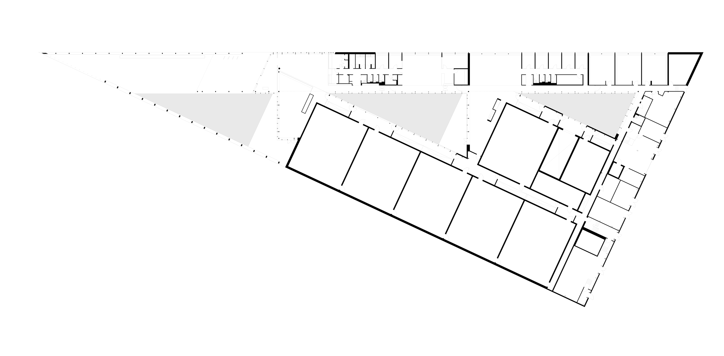 Ground floor plan of Nucleus The Nuclear and Caithness Archive by Reiach and Hall