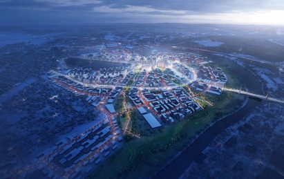 Rublyovo-Arkhangelskoye,Moscow smart city by Zaha Hadid Architects