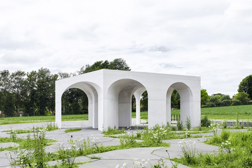 Six Vaults Pavilion by Gijs Van Vaerenbergh