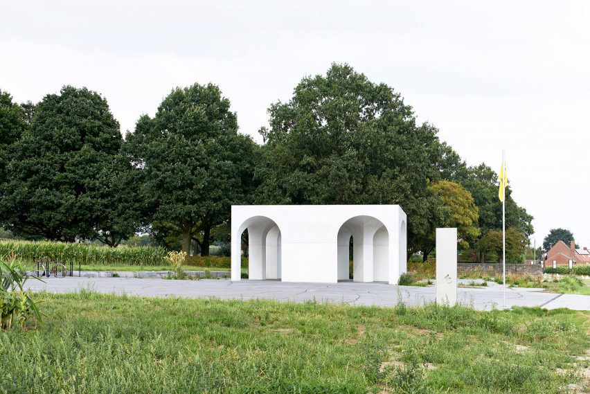 Six Vaults Pavilion by Gijs Van Vaerenbergh