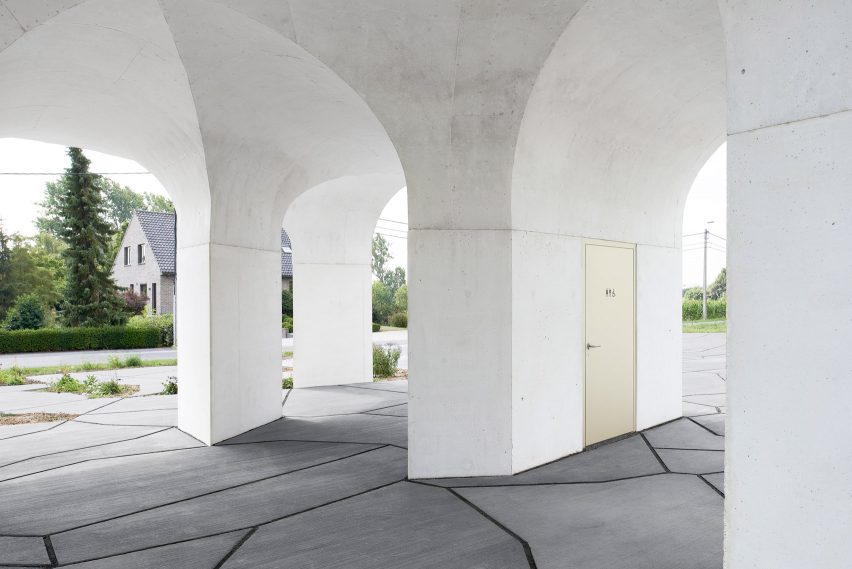Six Vaults Pavilion by Gijs Van Vaerenbergh