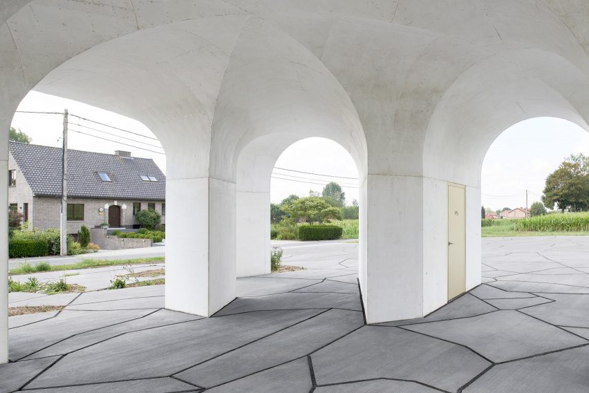 Six Vaults Pavilion by Gijs Van Vaerenbergh