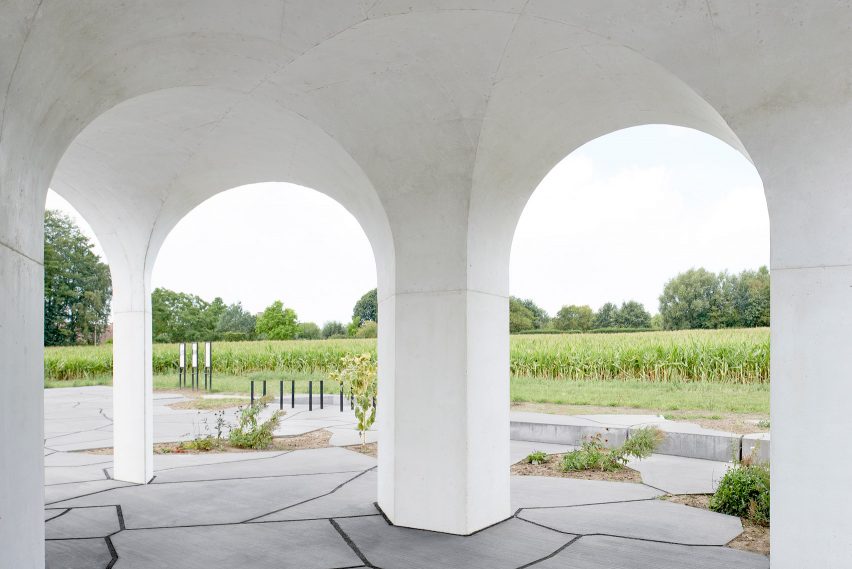 Six Vaults Pavilion by Gijs Van Vaerenbergh