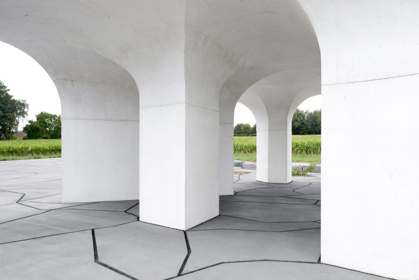 Six Vaults Pavilion by Gijs Van Vaerenbergh