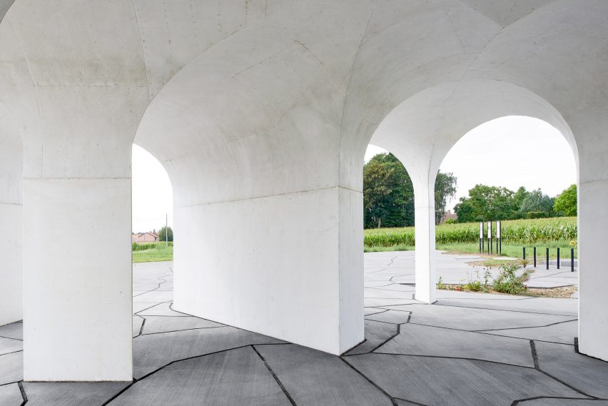 Six Vaults Pavilion by Gijs Van Vaerenbergh