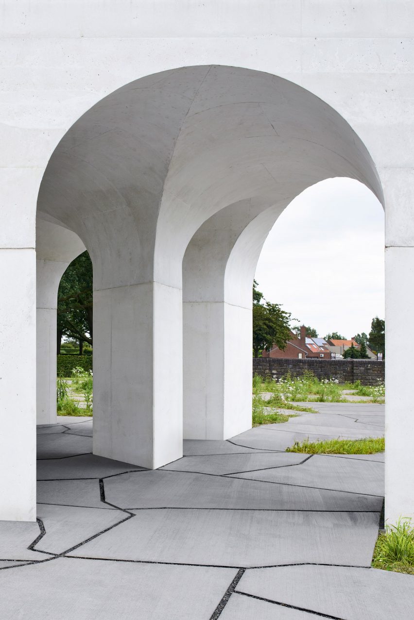 Six Vaults Pavilion by Gijs Van Vaerenbergh