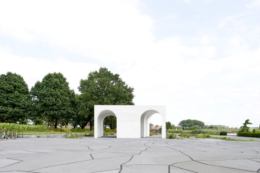 Six Vaults Pavilion by Gijs Van Vaerenbergh