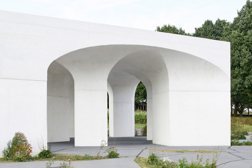 Six Vaults Pavilion by Gijs Van Vaerenbergh