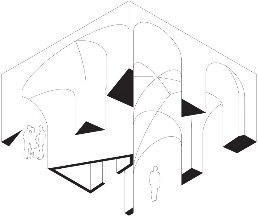 Six Vaults Pavilion by Gijs Van Vaerenbergh