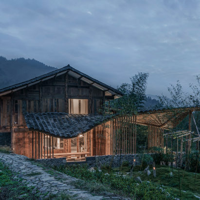 Springingstream guesthouse, Fujian province, by WEI Architects