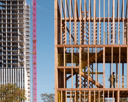 Terraced house pavilion by Studio Weave