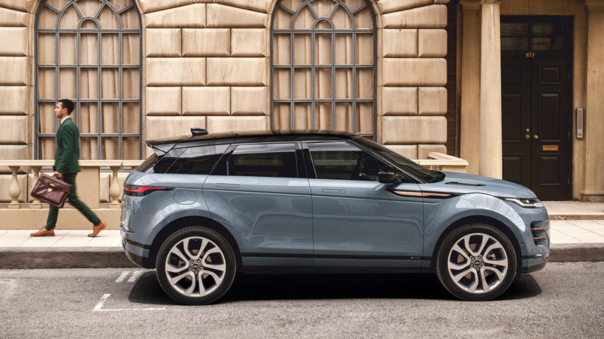 New Range Rover Evoque SUV car by Land Rover