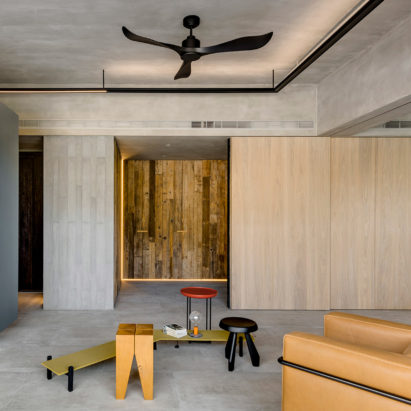 Dezeen's top 10 home interiors of 2018: Din-a-ka apartment