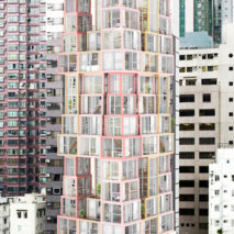 Tower Within a Tower is a proposal by Chicago studio Kwong von Glinow to build blocks formed of vertical apartments with rooms stacked on top of each other