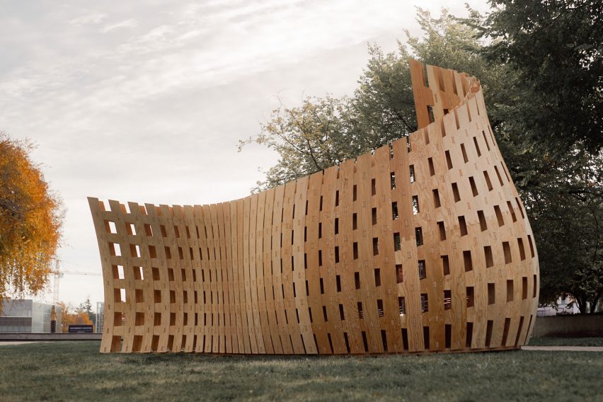 Wander Wood Pavilion by University of British Columbia