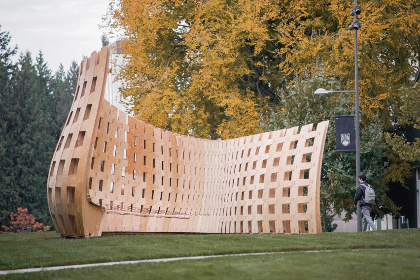 Wander Wood Pavilion by University of British Columbia